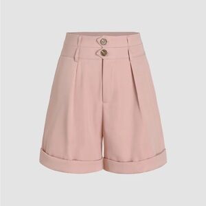Cider High Waist Pink Shorts